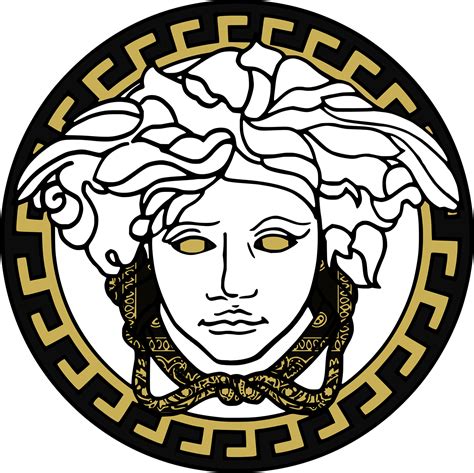 versace embleem|Versace head logo.